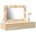 vidaXL Toaletný stolík Hnedá 100 x 40 x 70 cm Kompozitné drevo