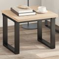 vidaXL Stolová doska 50x50x2,5 cm štvorcová masívna borovica