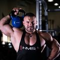 Kettlebell HMS KN 10 kg pokrytý vinylom