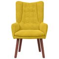 vidaXL kreslo Žltá 63 x 67 x 94 cm Zamat