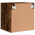 vidaXL TV nástenné skrinky 2 ks dymový dub 40,5x30x40 cm kompoz. drevo