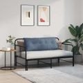 vidaXL Poduška na chrbát Modrá 120 x 50 cm Kordúrová tkanina