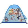 vidaXL Detský stan na hranie s 250 loptičkami modrý 120x120x90 cm