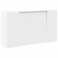 vidaXL Recepčný pult biely 180x50x103,5 cm, umelé drevo