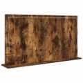 vidaXL Toaletné zrkadlo Dymová dub 100 x 55 x 18 cm Obdĺžnikový
