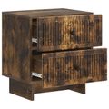 vidaXL Nočný stolík 2 ks Dymový dub 43 x 34,5 x 47,5 cm