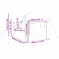 vidaXL Skleník s rýchlo postaviteľným rámom Zelená 290 x 430 x 315 cm