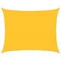 vidaXL Tieniaca plachta 160 g/m² obdĺžniková žltá 6x8 m, HDPE
