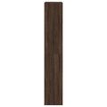 vidaXL Botník so 4 výklopnými zásuvkami dymový dub 60x34x187,5 cm