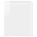 vidaXL TV skrinka ELST 80 x 35 x 40 cm Vysoký lesk bielej