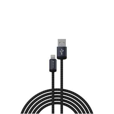 Kábel Devia Gracious EC650 USB - USB-C 1,0 m 2,4A čierny
