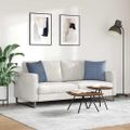 vidaXL Vankúše na pohovku 2 pcs Modrá 45 x 45 cm Kordúrová tkanina