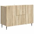 vidaXL Servírovacia skriňa so zásuvkou Dub sonoma 89 x 34,5 x 62 cm