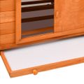 vidaXL Kurín 150x96x110 cm masívne jedľové drevo