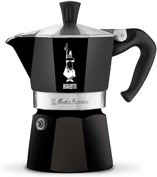0004951 Bialetti MOKA EXPRESS ČIERNA NA 1 ŠÁLKU