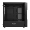 Sklenená počítačová skriňa Darkflash DK431 + 4 ventilátory (čierna)