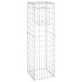 vidaXL Gabiónové koše/stĺpy 2 ks 40x40x140 cm železo