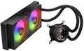 Krux vodní chladič CPU HydroGlance 240 ARGB LCD / 2x120mm ARGB / PWM / display / AMD i Intel AiO vodní chlazení, LCD displej 240 mm, 2× 120 mm PWM ARGB ventilátor, Intel LGA1851/1700/1200, AMD AM5/AM4, cerná