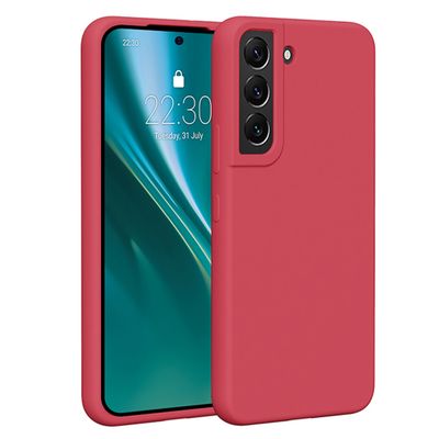Silikónové puzdro Etteri pre Samsung Galaxy S22 malina