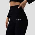 Dámske legíny Ribbed FLO Black - GymBeam