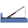 vidaXL Hydraulický posteľný rám+úložný priestor, látka 90x200 cm