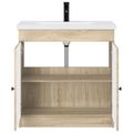 vidaXL Sada kúpeľňového nábytku Dub sonoma 78,5 x 37,5 x 81 cm