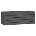 vidaXL Úložný box sivý 89x36,5x33 cm masívna borovica