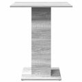vidaXL Bistro stolík sivý sonoma 60x60x75 cm spracované drevo