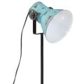 vidaXL Podlahová lampa 25 W šmuhovaná modrá 35x35x65/95 cm E27