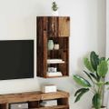 vidaXL Nástenný TV kabinet 40,5 x 30 x 90 cm Staré drevo