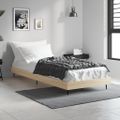 vidaXL Posteľný rám bez matraca dub sonoma 75x190 cm kompozitné drevo