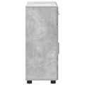 vidaXL Servírovacia skriňa FLORIN 88,5 x 30,5 x 73 cm Betónová šedá