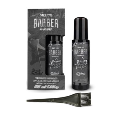Farba na vlasy a bradu MARMARA BARBER Temporary hair color - čierna 125 ml