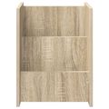 vidaXL Regál na časopisy Sonoma dub 35 x 35 x 45 cm Kompozitné drevo