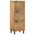 vidaXL Highboard Brown 40x33x110 cm Masívne drevo Mango