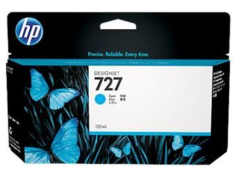 HP no 727 - azúrová ink.kazeta veľká, B3P19A