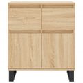 vidaXL Komoda dub sonoma 60x35x70 cm spracované drevo