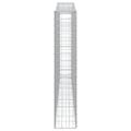 vidaXL Oblúkové gabiónové koše 3ks 400x30x160/180cm pozinkované železo