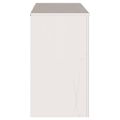 vidaXL Servírovacia skriňa Drammen Biela 114 x 43 x 75,5 cm