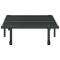 VidaXL Rám postele bez matraca Skladací Čierna 90x190 cm Oceľ