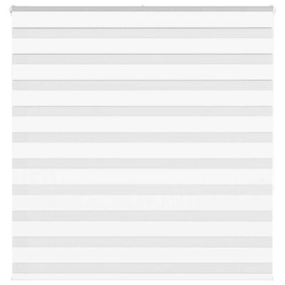 vidaXL Zebra roleta biela 140x150 cm šírka látky 135,9cm polyester
