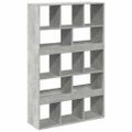 vidaXL Deliaca stena betónová sivá 100x33x156,5 cm kompozitné drevo