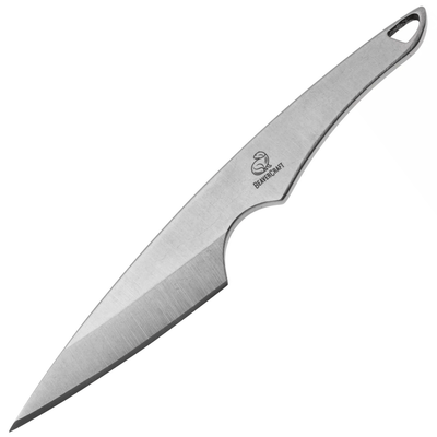Beavercraft NCK2 Neck Knife nôž na krk 7 cm, Satin, celooceľový, kožené puzdro