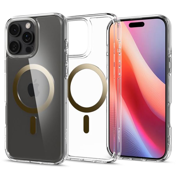 Puzdro Spigen Ultra Hybrid Mag Magsafe pre iPhone 16 Pro Max 6,9" zlatá