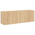 vidaXL TV skrinky nástenné 2 ks dub sonoma 60x30x41 cm