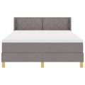 vidaXL Posteľ s pružinovým rámom Sivohnedá 200 x 160 cm látka