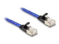 RJ45 flat network cable with braided coa