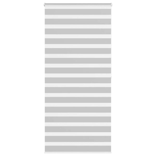 vidaXL Zebra roleta svetlosivá 105x200cm šírka látky 100,9cm polyester