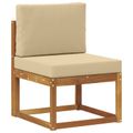 vidaXL Záhradná súprava gaučov 6 ks Prírodná a béžová