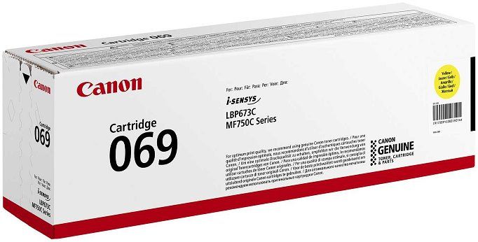 toner CANON CRG-069 yellow i-SENSYS MF752Cdw/754Cdw, LBP673Cdw (1900 str.)